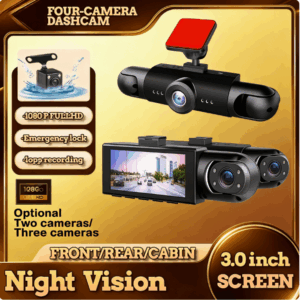 🔥 Multiple models to choose: WIFI/Non-WIFI, 3-lens/4-lens, plus 24H parking monitoring step-down cable!